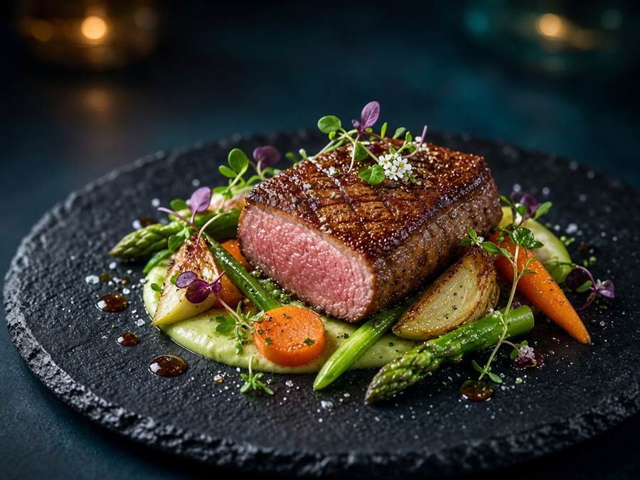 Assiette signature de la cuisine PetitBistroni